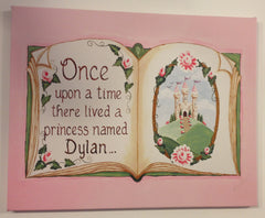 Princess stretched canvas art