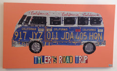 Road trip stretch canvas art