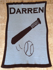 Knit blanket-"Darren"