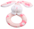 Cuddly animal ring rattles