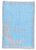 Personalized metallic knit baby blanket-stroller size