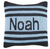 Personalized knit name pillow