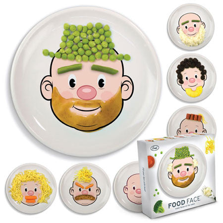 Funny face plates - Mr. & Ms.