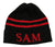 Personalized knit hats
