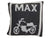Personalized knit name pillow